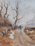 Load image into Gallery viewer, Original Vintage Landscape Oil Painting from Sweden