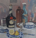 Load image into Gallery viewer, Vintage Mid Century Interior Oil Painting From Sweden 1929
