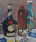 Load image into Gallery viewer, Vintage Mid Century Interior Oil Painting From Sweden 1929