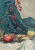 Load image into Gallery viewer, Original Vintage Still Life Oil Painting from Sweden