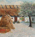 Load image into Gallery viewer, Original Vintage Farmhouse Oil Painting Sweden 1933