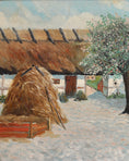 Load image into Gallery viewer, Original Vintage Farmhouse Oil Painting Sweden 1933