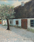 Load image into Gallery viewer, Original Vintage Farmhouse Oil Painting Sweden 1933