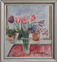 Load image into Gallery viewer, Vintage Art Room Original Still Life Oil Painting From Sweden 1948