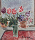 Load image into Gallery viewer, Vintage Art Room Original Still Life Oil Painting From Sweden 1948
