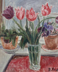 Load image into Gallery viewer, Vintage Art Room Original Still Life Oil Painting From Sweden 1948