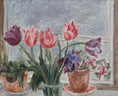 Load image into Gallery viewer, Vintage Art Room Original Still Life Oil Painting From Sweden 1948