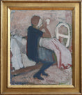 Load image into Gallery viewer, Vintage Mid Century Interior Oil Painting From Sweden