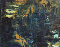 Load image into Gallery viewer, Vintage Art Room Original Abstract Oil Painting from Sweden