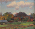 Load image into Gallery viewer, Vintage Art Room Original Landscape Oil Painting From Sweden