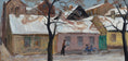 Load image into Gallery viewer, Vintage Art Room Mid Century Original Oil Painting By GS Malm from Sweden