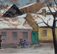 Load image into Gallery viewer, Vintage Art Room Mid Century Original Oil Painting By GS Malm from Sweden