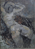 Load image into Gallery viewer, Original Mid Century Figurative Painting From Sweden 1961