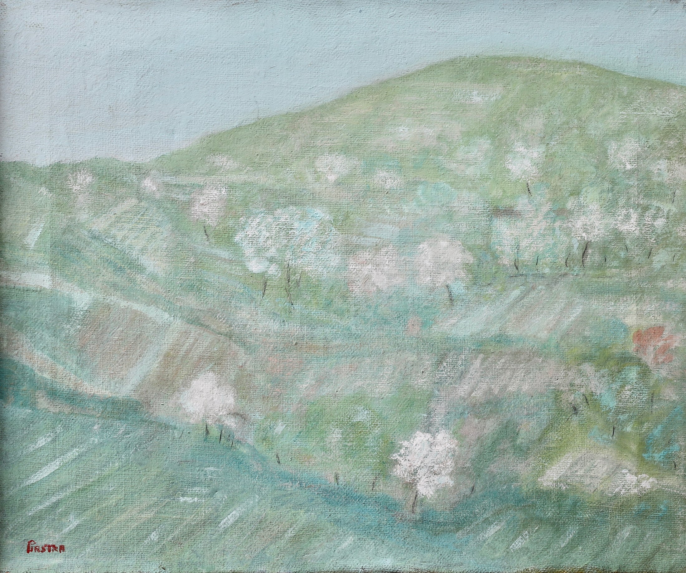 Striking Vintage Landscape Oil Painting From Sweden