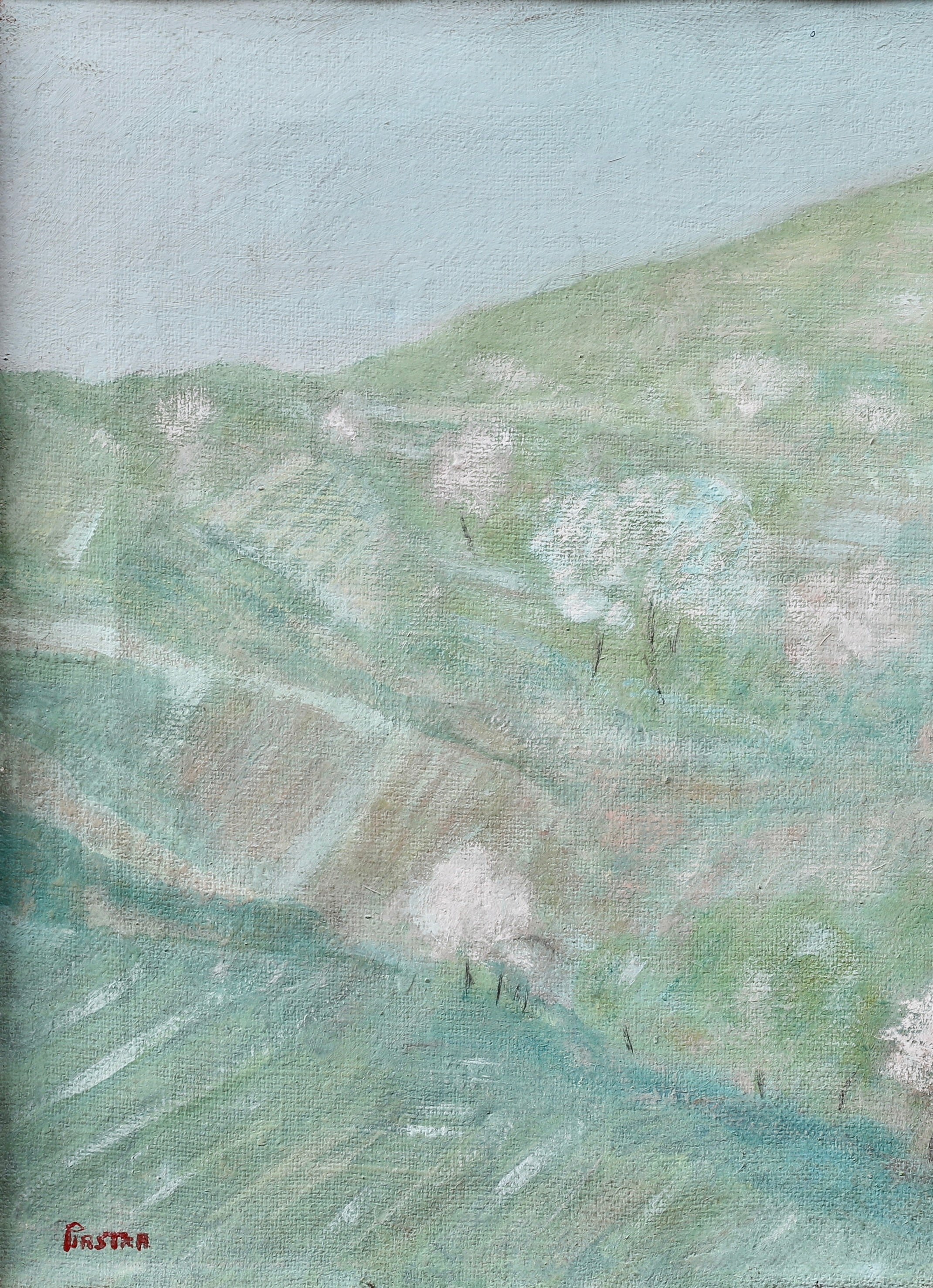 Striking Vintage Landscape Oil Painting From Sweden