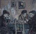Load image into Gallery viewer, Mid Century Original Oil Painting From Sweden by K Christensen