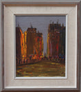 Load image into Gallery viewer, Mid Century Original Parisian Cityscape Oil Painting from Sweden