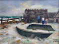Load image into Gallery viewer, Mid Century Original Oil Painting From Sweden By S Sandgren