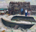 Load image into Gallery viewer, Mid Century Original Oil Painting From Sweden By S Sandgren