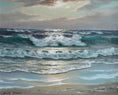 Load image into Gallery viewer, Mid Century Original Coastal Oil Painting From Sweden