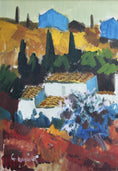 Load image into Gallery viewer, Striking Vintage Landscape Oil Painting From Sweden