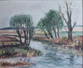 Load image into Gallery viewer, Mid Century Oil Painting From Sweden by G Isaksson