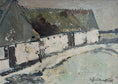 Load image into Gallery viewer, Vintage Art Original Farmhouse Oil Painting From Sweden