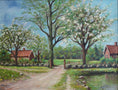 Load image into Gallery viewer, Striking Vintage Landscape Oil Painting From Sweden