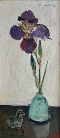 Load image into Gallery viewer, Mid Century Vintage Original Floral Oil Painting From Sweden