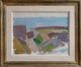 Load image into Gallery viewer, Mid Century Original Vintage Harbor Oil Painting from Sweden