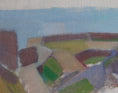 Load image into Gallery viewer, Mid Century Original Vintage Harbor Oil Painting from Sweden