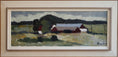 Load image into Gallery viewer, Mid Century Original Vintage Farmhouse Oil Painting from Sweden