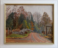 Load image into Gallery viewer, Mid Century Original Landscape Oil Painting From Sweden by B Forsell