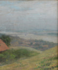 Load image into Gallery viewer, Mid Century Vintage Original Landscape Oil Painting From Sweden