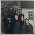 Load image into Gallery viewer, Original Mid Century Figurative Painting From Sweden