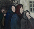 Load image into Gallery viewer, Original Mid Century Figurative Painting From Sweden