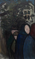 Load image into Gallery viewer, Original Mid Century Figurative Painting From Sweden
