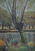 Load image into Gallery viewer, Original Oil Painting Vintage Mid Century By T Almgren Sweden