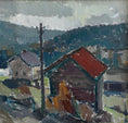 Load image into Gallery viewer, Vintage Art Room Original Oil Painting from Sweden