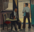 Load image into Gallery viewer, Vintage Art Room Mid Century Original Oil Painting By GS Malm from Sweden