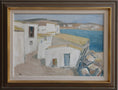 Load image into Gallery viewer, Vintage Oil Painting of Ibiza by T Nilsson from Sweden 1967