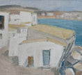 Load image into Gallery viewer, Vintage Oil Painting of Ibiza by T Nilsson from Sweden 1967