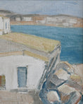 Load image into Gallery viewer, Vintage Oil Painting of Ibiza by T Nilsson from Sweden 1967