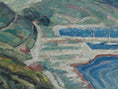 Load image into Gallery viewer, Vintage Art Coastal Oil Painting from Sweden 1947