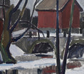 Load image into Gallery viewer, Mid Century Vintage Original Oil Painting From Sweden
