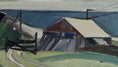 Load image into Gallery viewer, Mid Century Seascape Oil Painting By A Erwö Sweden