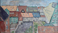 Load image into Gallery viewer, Vintage Art Cityscape Oil Painting from Sweden