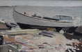 Load image into Gallery viewer, Vintage Art Mid Century Coastal Oil Painting from Sweden 1953