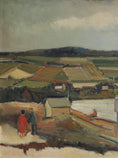 Load image into Gallery viewer, Mid Century Vintage Coastal Oil Painting From Sweden by G Berglund 1944