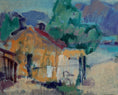 Load image into Gallery viewer, Mid Century Vintage Coastal Painting from Sweden 1950